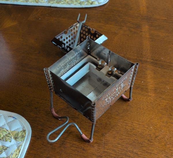 Top with the basket removed