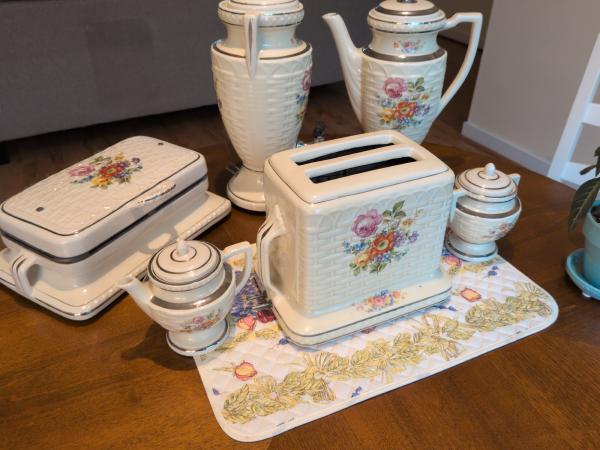 Porcelier Basket Weave